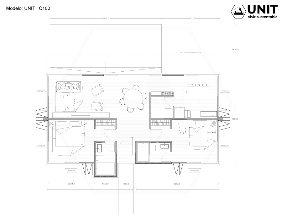 UNIT | Modelo C 100 | Pedras da Bocaina